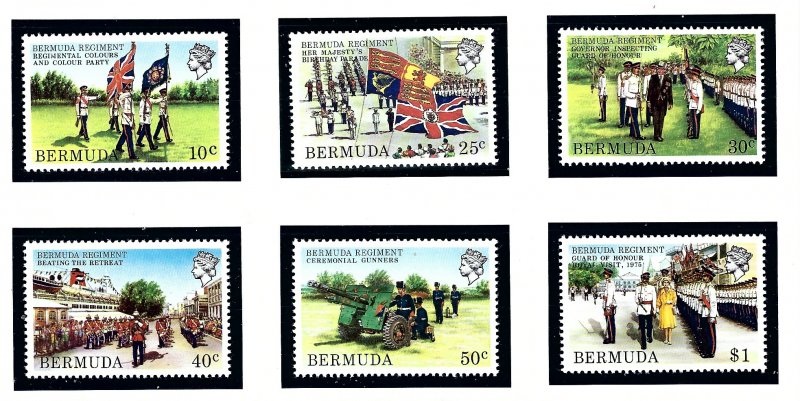 Bermuda 423-28 MNH 1982 Bermuda Regiment  (KA)