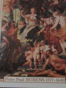 ​CENTRAL AFRICAN- FAMOUS NUDE ARTS PAINTING BY PETER PAUL RUBENS CTO S/S VF