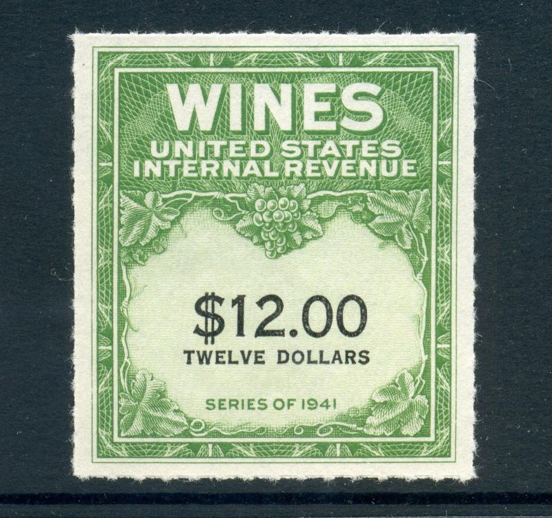 Scott #RE180A Wines Revenue Unused Stamp (Stock #RE180A-1)