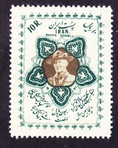 Iran 1073 MNH OG 1957 Lord Baden Powell Boy Scout Founder Issue VF