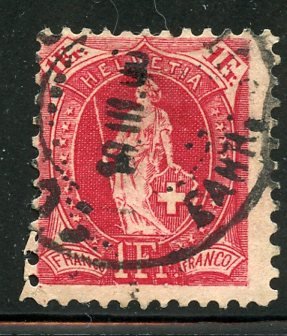 Switzerland # 97, Used. CV $ 10.00