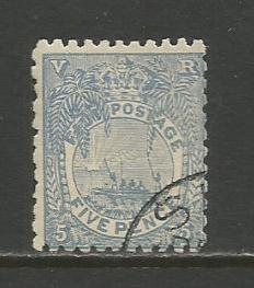 Fiji   #58  Used  (1893)  c.v. $8.00