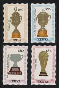 Kenya World Cup Football Championship Italy Trophies 4v 1990 MNH SG#530-533