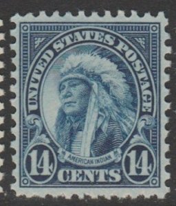 U.S. Scott Scott #695 American Indian Stamp - Mint NH Single