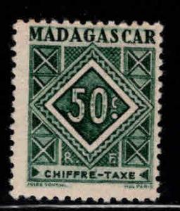 Madagascar Scott J33 MH* Postage due similar centering