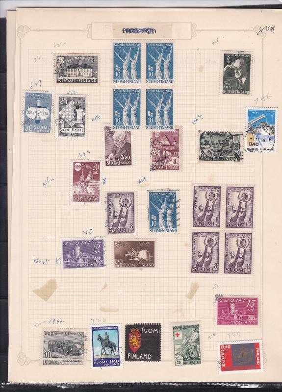 finland  stamps page ref 18073