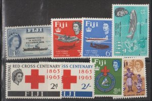 Fiji SC 203-210 Mint, Never Hinged