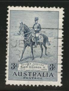 Australia  Scott 153 used 1935 KGV ANZAC stamp CV$11