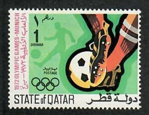 Qatar; Scott 303; 1972;  Unused; NH; Soccer