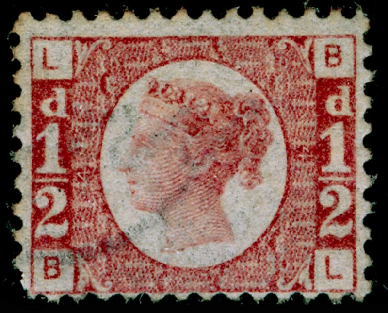 SG48, ½d rose-red plate 4, NH MINT. Cat £150. BL 