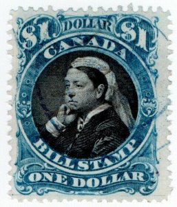 (I.B) Canada Revenue : Bill Stamp $1