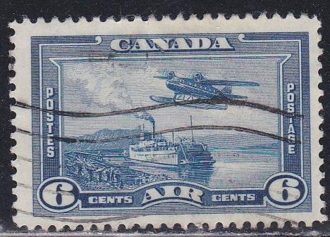 Canada # C6, Used Airmail