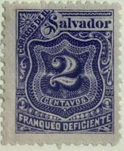 AlexStamps EL SALVADOR #J34 VF Mint 