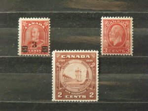 6950   Canada   MNH # 191, 197, 210                        CV$ 10.05