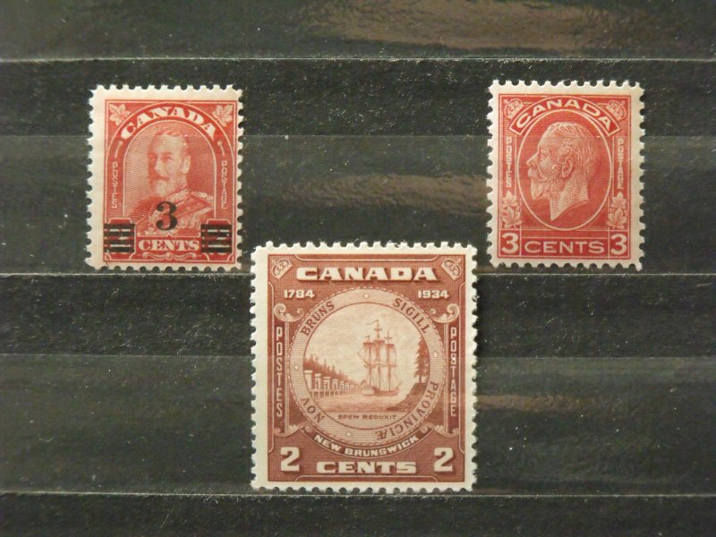 6950   Canada   MNH # 191, 197, 210                        CV$ 10.05