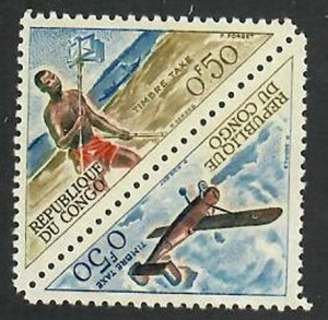 Congo People's Republic; Scott J34, J40;  1961;  Unused; NH