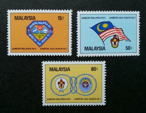 Malaysia 7th Asia Pacific Scout Jamboree Kelantan 1982 Scouting Flag (stamp) MNH