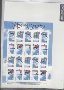 United States #3321-3324 Mint (NH) Souvenir Sheet (Sports)