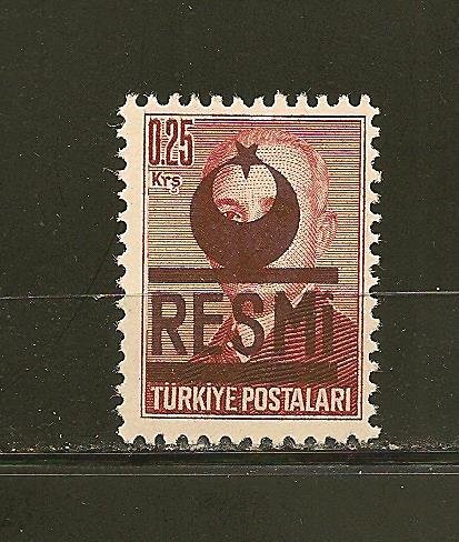 Turkey O17 Official MNH