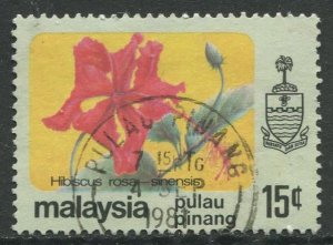 STAMP STATION PERTH Penang #85 Flower Type Definitive Used 1979