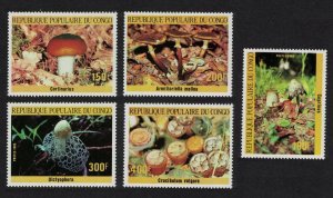 Congo Fungi 5v 1985 MNH SG#1007-1011 MI#1016-1020