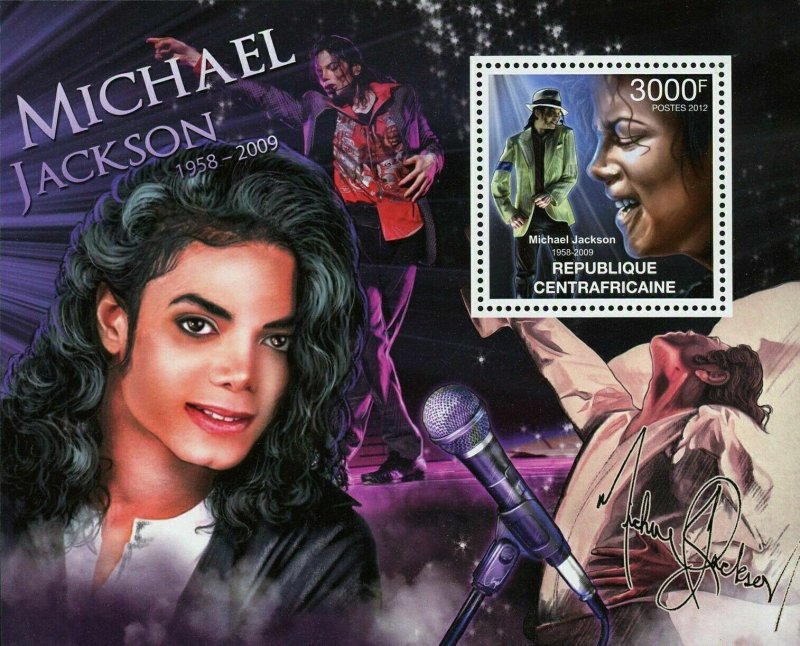 Michael Jackson Stamp American Singer Legend Music S/S MNH #3736 / Bl.963