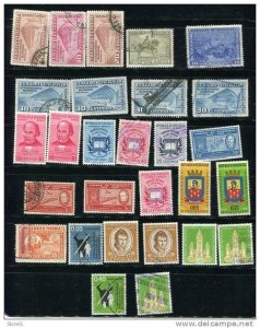 Venezuela 1940-60 Accumulation 155 stamps Used/Unused Overprint