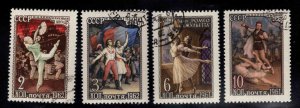 Russia Scott 2548-2551 Used CTO Ballet set