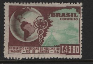 BRAZIL 733   MINT HINGED