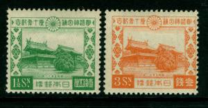 JAPAN  1930 10th Anniv. of MEIJI SHRINE   Sk# C54-55  MINT MNH set