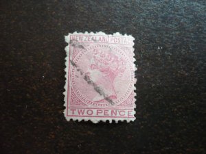 Stamps - New Zealand - Scott# 52 - Used Single Stamp