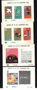 Mexico  13 diff sheets   MNH cat $ 125.00