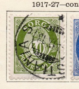 Norway 1917-27 Early Issue Fine Used 40ore. 130744