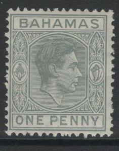 BAHAMAS SG150ab 1942 1d PALE SLATE MTD MINT