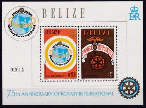 Belize 1979 Rotary International Complete Stamps + Two Sheetlets  VF/NH