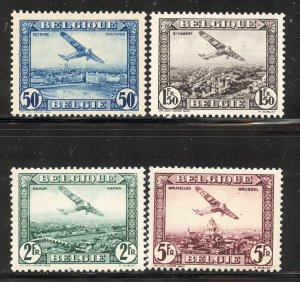 Belgium # C1-4, Mint Hinge.