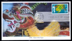 US 3179 Year of the Tiger Mystic U/A FDC