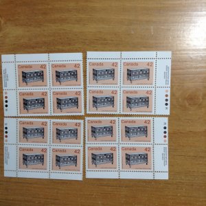 Canada  SC 1081 NH PL matched set