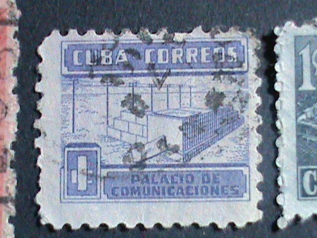 ​CUBA-1954-SC#519//528 10 OVER 70 YEARS OLD CUBA FAMOUS  USED STAMPS-SET-VF