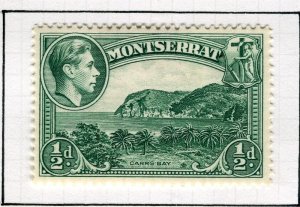 MONTSERRAT; 1938 early GVI Pictorial issue fine Mint hinged Perf 13. 1/2d. value