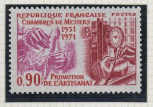 France #1320  MNH  1971  embroidery