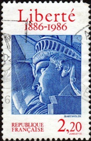 France 2014 - Used - 2.20fr Statue of Liberty, 100 Years (1986) (cv $0.60)