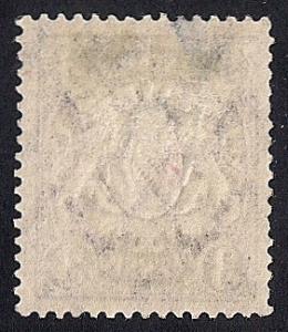 Bavaria #60 3 PF Coat of Arms Stamp used VF