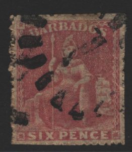 Barbados Sc#19 Used Perf 15