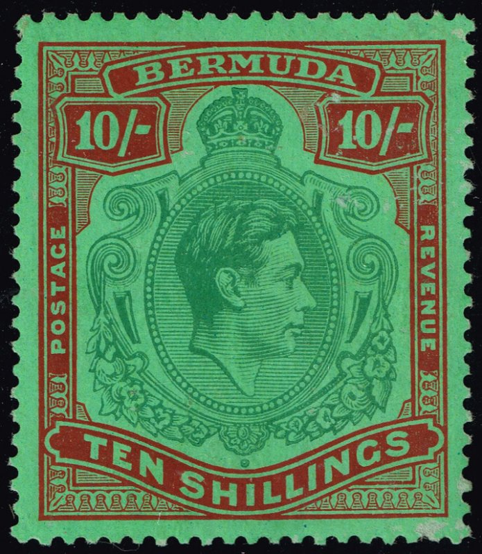 Bermuda #126 var King George VI; Unused (1Stars)