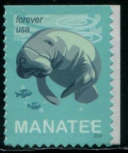 5851 US (68c) Save Manatees SA, MNH bklt sgl