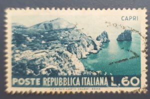 Italy 712, 1956 Arms and Industry, CV - $5.25