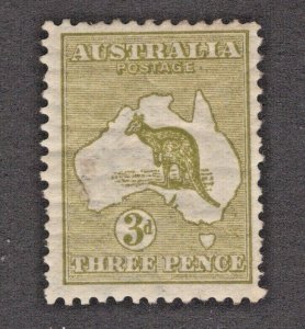 Australia 5a Mint LH Crackly Gum Some Short Perfs CV. $450  (JH 12/2) GP 