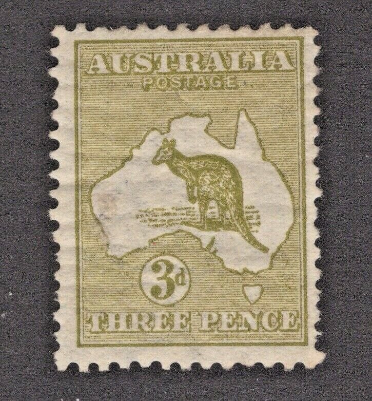 Australia 5a Mint LH Crackly Gum Some Short Perfs CV. $450  (JH 12/2) GP 