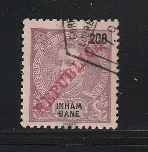Inhambane 43 U Overprint